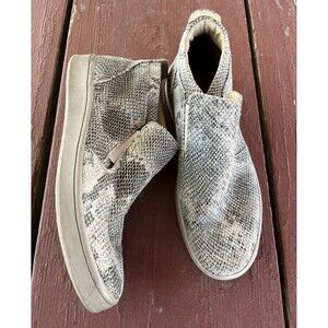 MARK NASON Los Angeles Men’s High Top Slip-On Snake Print Sneakers Size 9.5